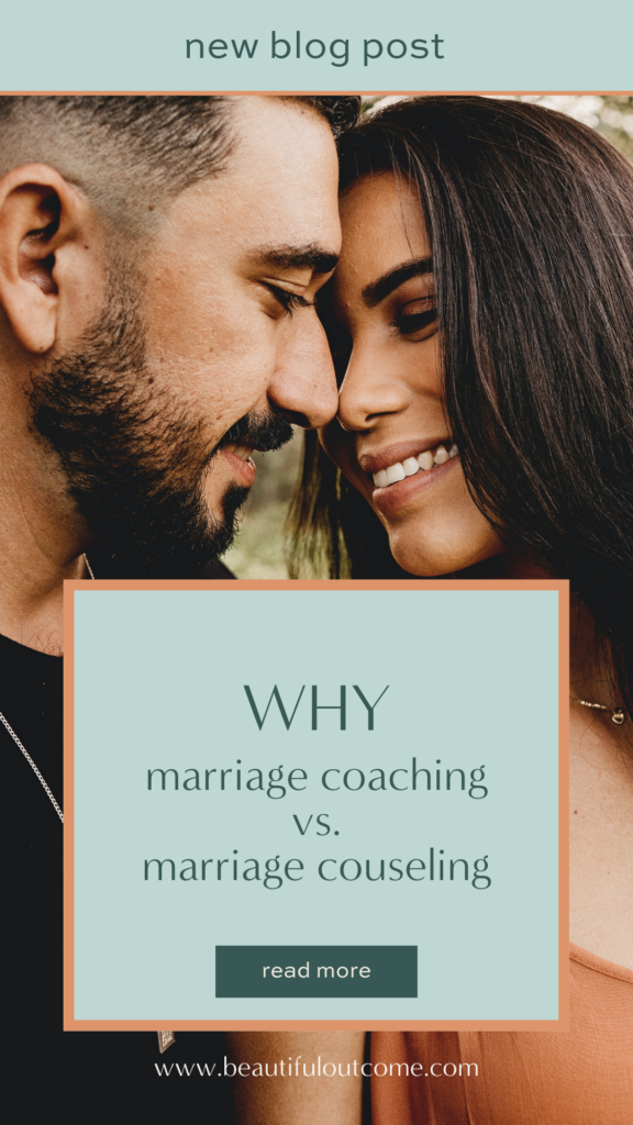 Marriage counseling, or therapy, is different from marriage coaching. Wondering about the difference is a question I get asked often and I thought it was the perfect first episode to set the stage moving forward.