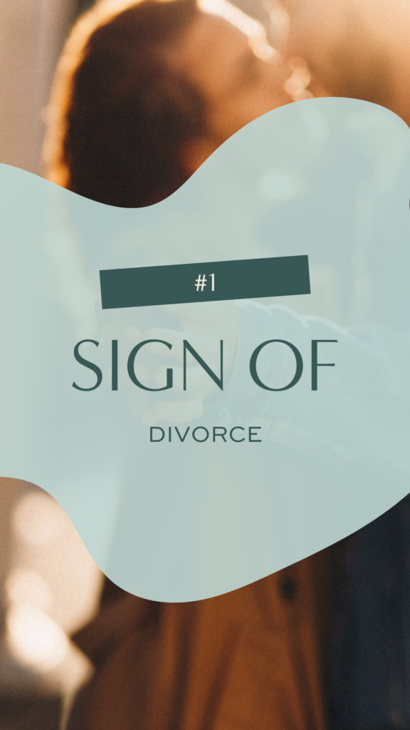 If you love your spouse and desire to continue learning and growing into your marriage, all while protecting your marriage from divorce. The #1 sign of divorce