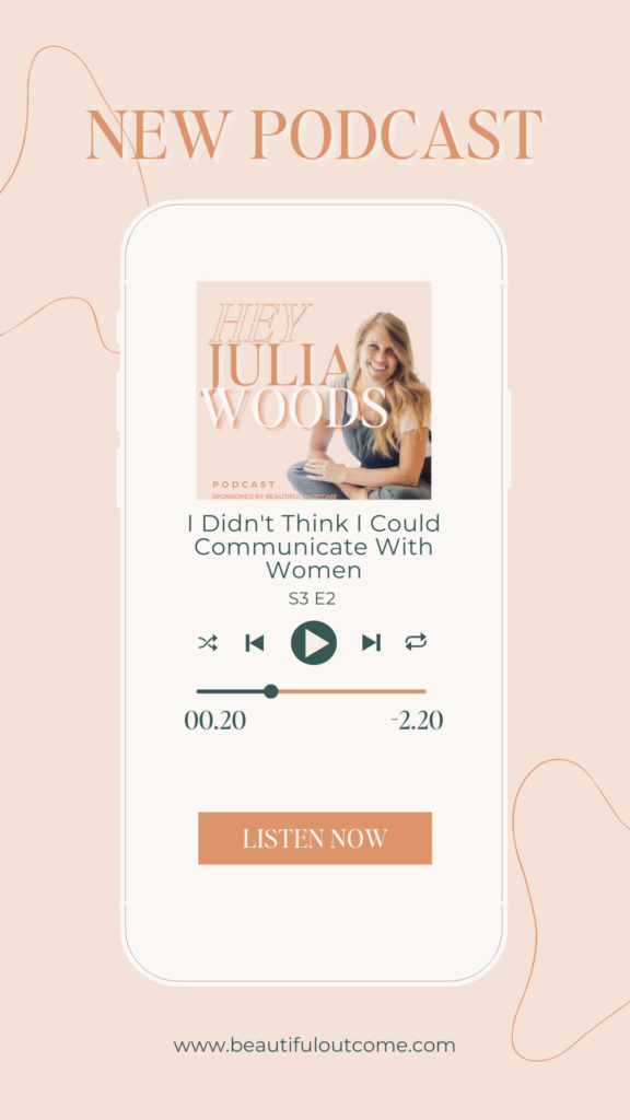 Jill shares about her desire to be right and how that has impacted their conversations and connection. Communicating with Women