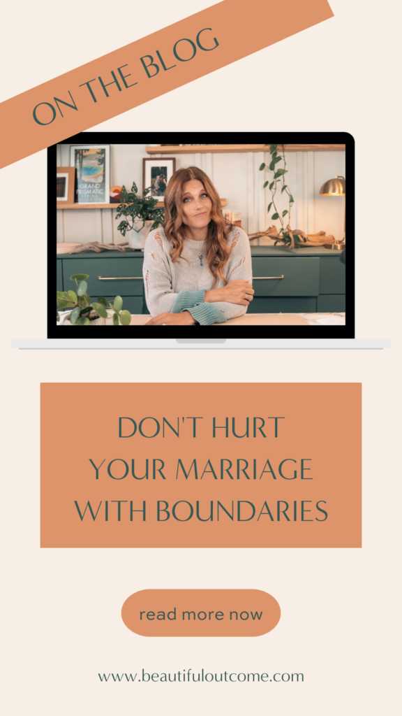 Marriage boundaries are often promoted as the magic for creating healthy relationships. Boundaries can sometimes cause more damage than good. 